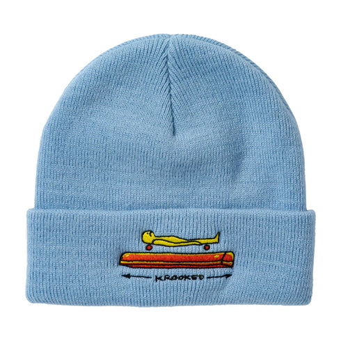 Krooked - Koffin Cuff Beanie (Light Blue)